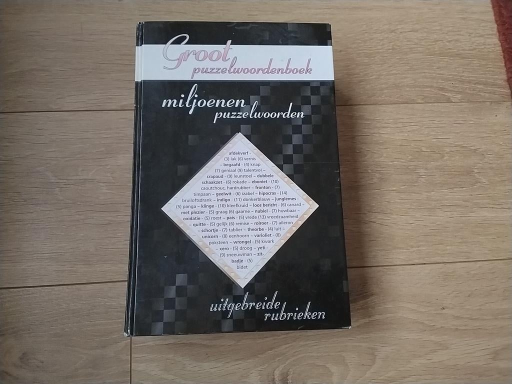 Groot woorden puzzel, Hobby en Vrije tijd, Denksport en Puzzels, Ophalen of Verzenden, Minder dan 500 stukjes