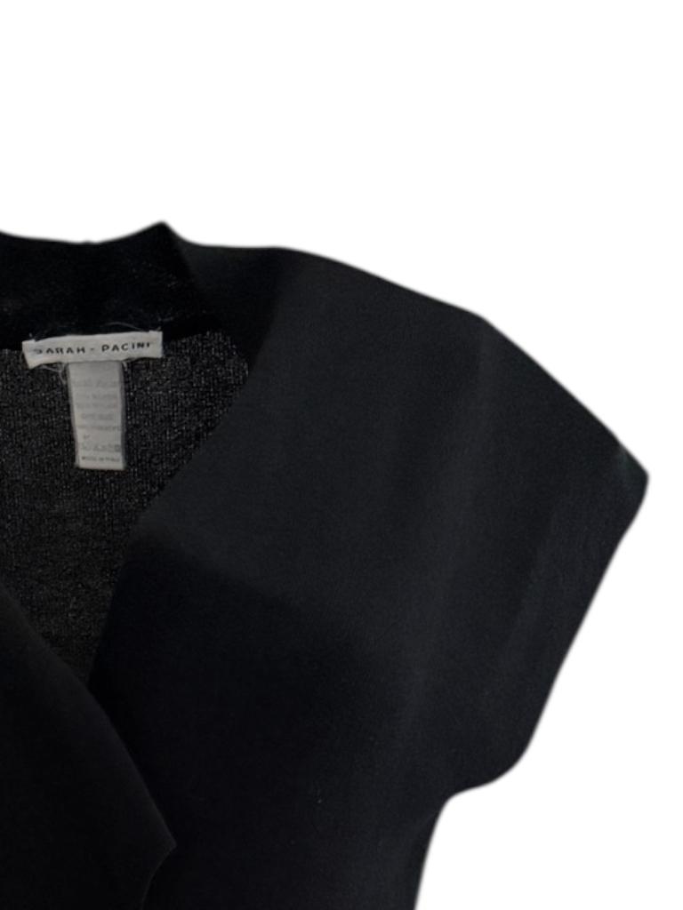 Sarah Pacini vest S, Kleding | Dames, Truien en Vesten, Maat 38/40 (M), Zwart, Ophalen of Verzenden, Zo goed als nieuw