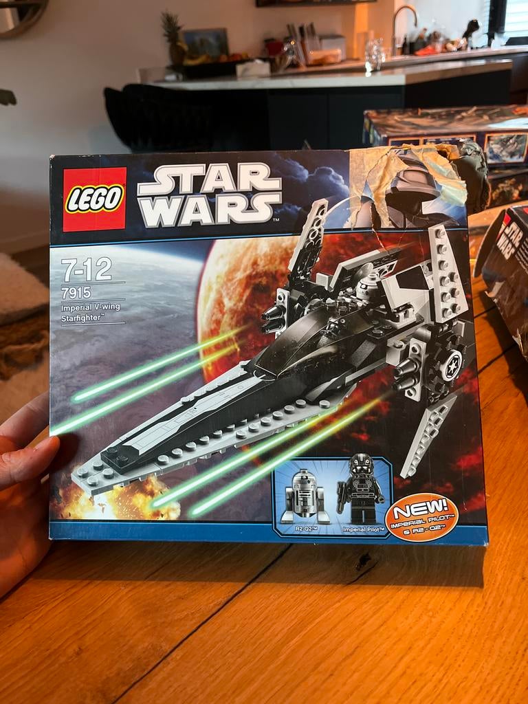 Lego Star Wars 7915 Imperial V-wing Starfighter, Ophalen of Verzenden, Gebruikt