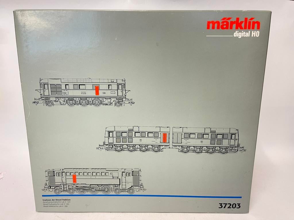** LEGE DOOS Märklin 37203 ** COMPLEET **, Wisselstroom, Locomotief, Ophalen of Verzenden, Zo goed als nieuw