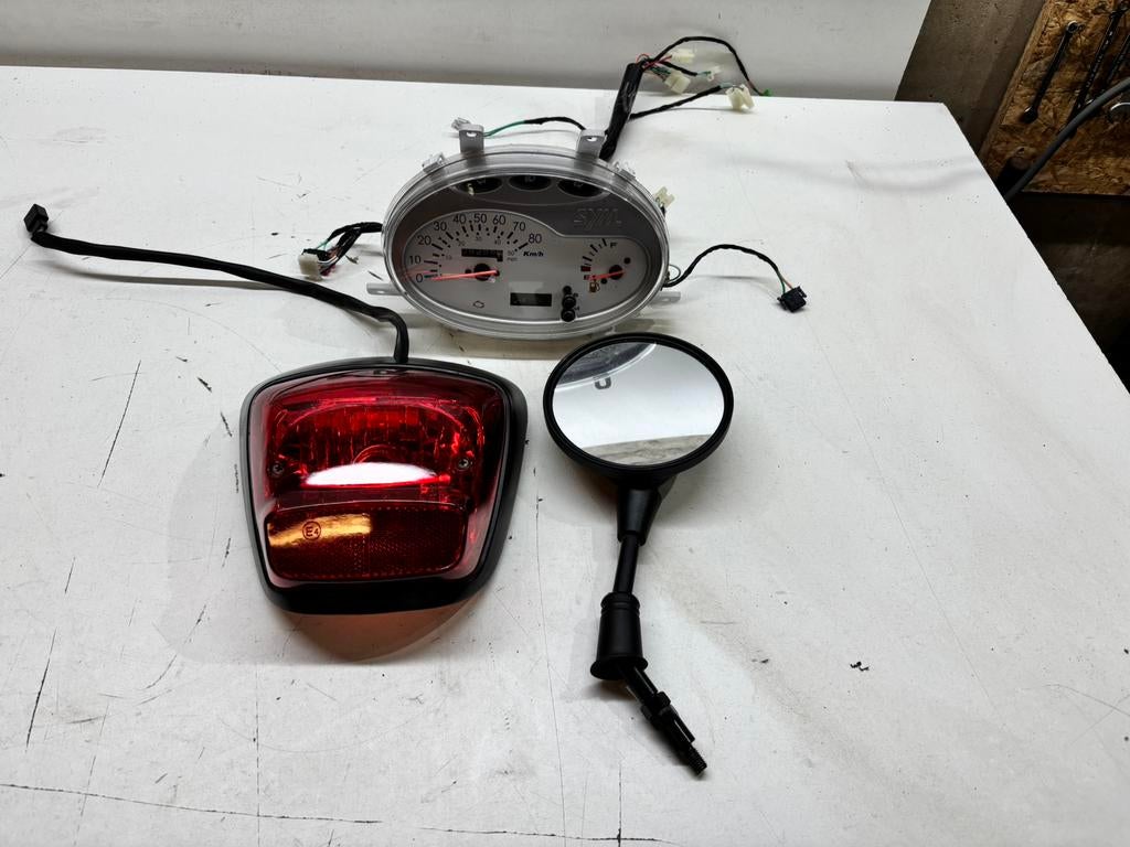 Verschillende onderdelen Sym Fiddle 2 2024 euro5 5K, Gebruikt, SYM, Sym, Ophalen of Verzenden