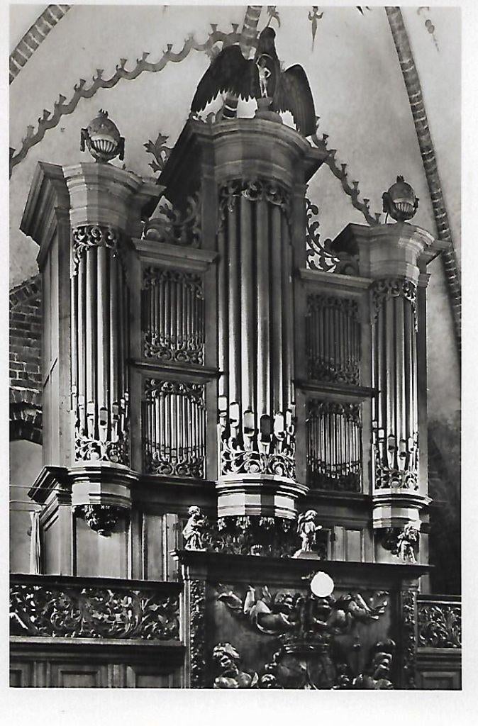 Stedum- -Orgel N.H.Kerk., Verzamelen, Ansichtkaarten | Nederland, Verzenden, 1960 tot 1980, Ongelopen, Groningen