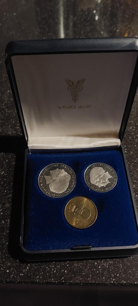 Set Rijksdaalder en Gulden 1980, Postzegels en Munten, Munten en Bankbiljetten | Verzamelingen, Munten, Nederland, Ophalen of Verzenden