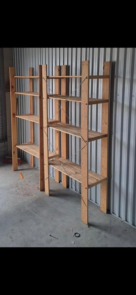 Houten telling met Planken., Ophalen, Met plank(en), Gebruikt, 100 tot 150 cm