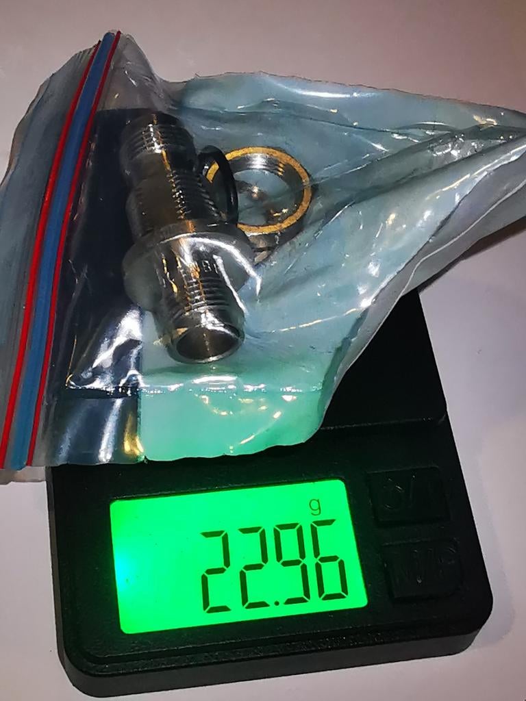 TNC koppel Female naar Female doorvoer, Telecommunicatie, Antennes en Masten, Ophalen of Verzenden, Antenne