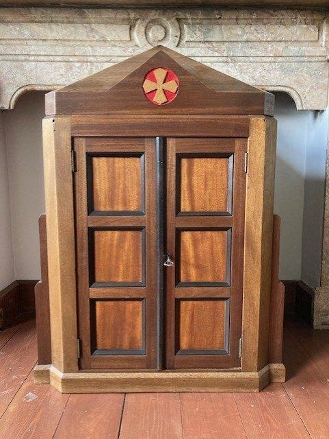 Groot houten tabernakel uit kerk, Antiek en Kunst, Antiek | Religie, Ophalen