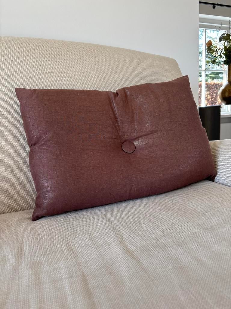 Mooi sierkussen van de Bongerd, Ophalen of Verzenden, Zo goed als nieuw, Bruin, Rechthoekig