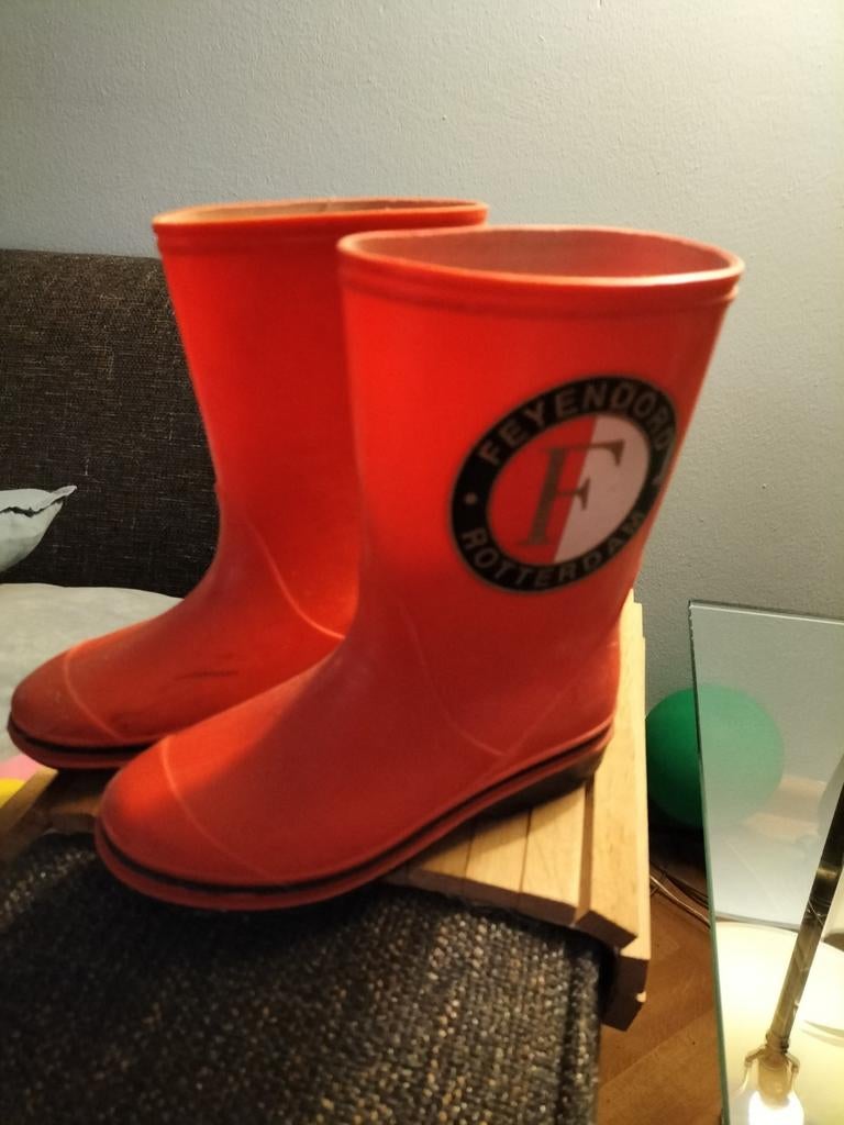 Super coole Feyenoord kinder laarzen, Ophalen, Gebruikt, Jongen of Meisje, Laarzen