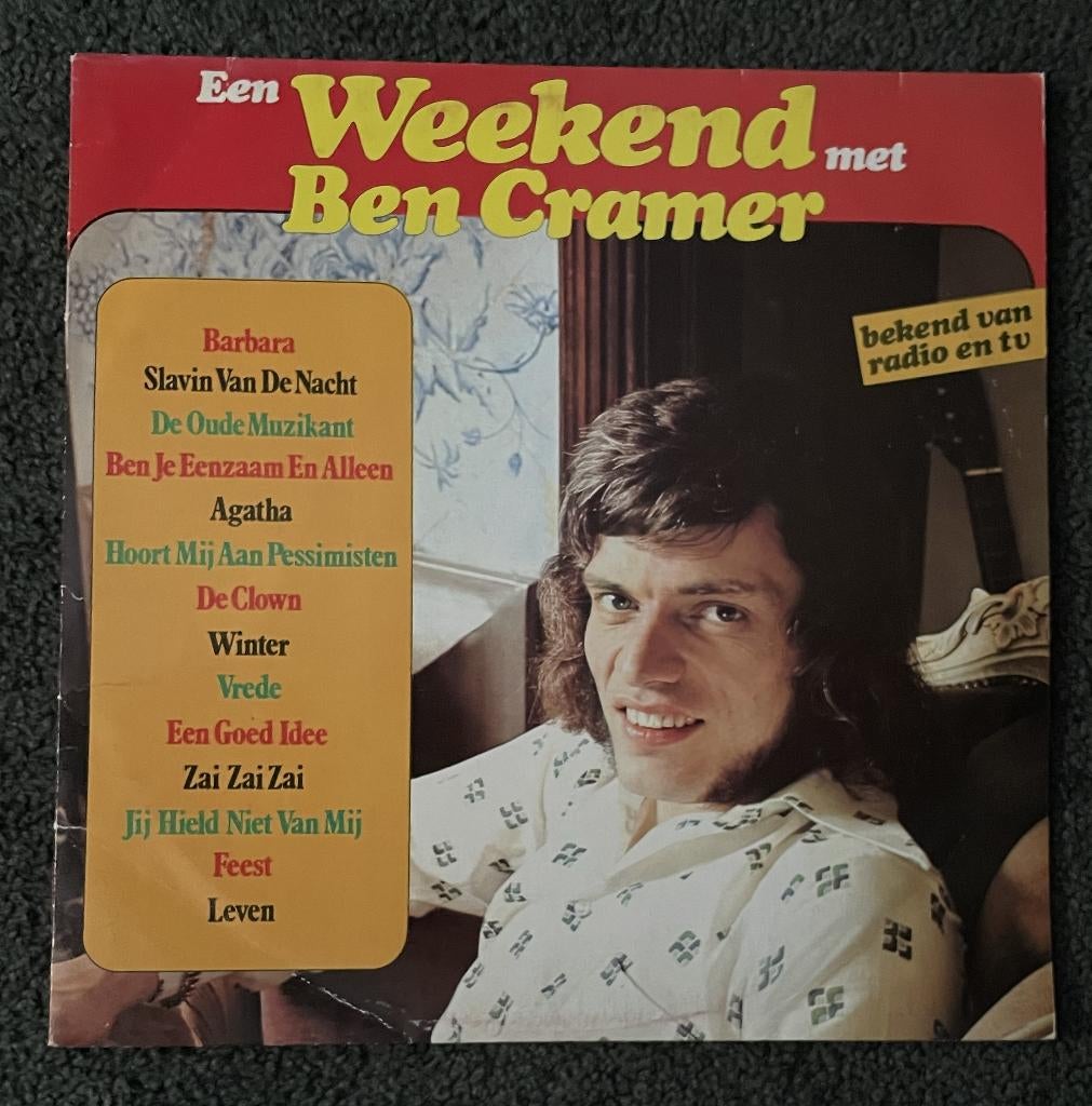 LP: Een Weekend met Ben Cramer, Ophalen of Verzenden, Zo goed als nieuw, 12 inch, Levenslied of Smartlap