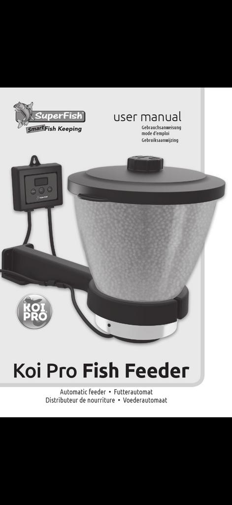 Voerautomaat voor een vijver, Ophalen of Verzenden, Zo goed als nieuw, Overige typen