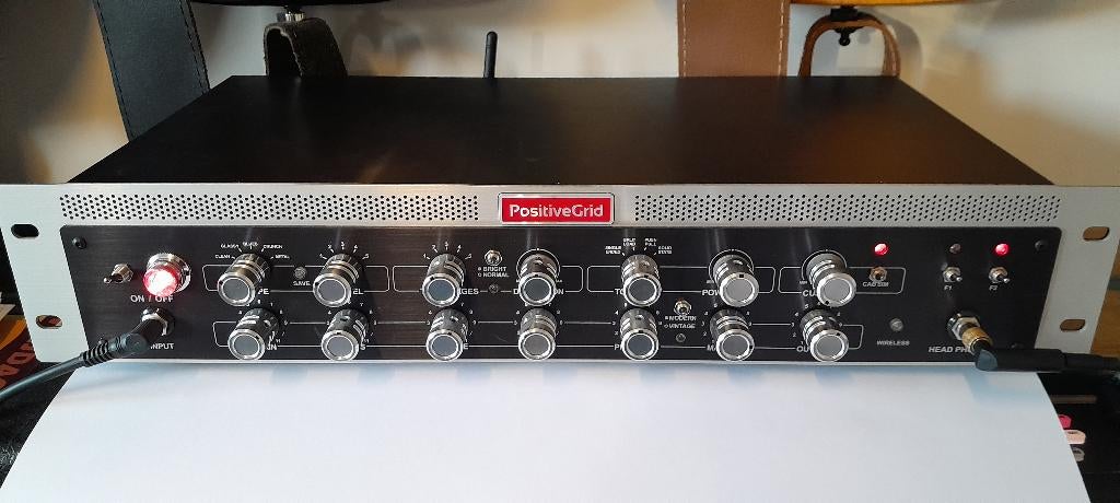 Positive Grid Bias Rack gitaar/bas modeling amp 600W. RMS., Ophalen of Verzenden, Zo goed als nieuw, Gitaar, 100 watt of meer