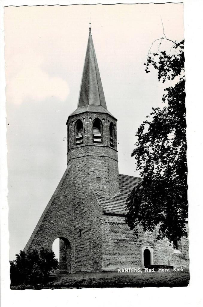 Kantens, Kerk, Ophalen of Verzenden, Ongelopen, Groningen