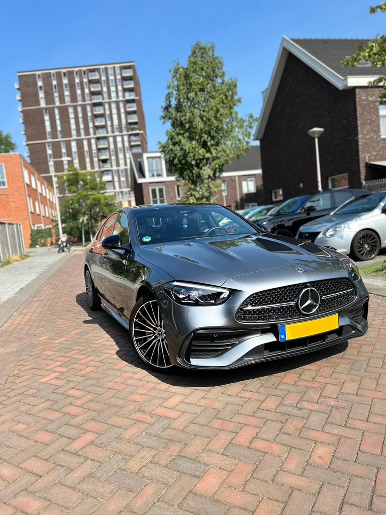 Mercedes-Benz C-Klasse C200 204pk 9G-TRONIC 2022 Grijs, 15 km/l, 1800 kg, Zwart, 4 cilinders