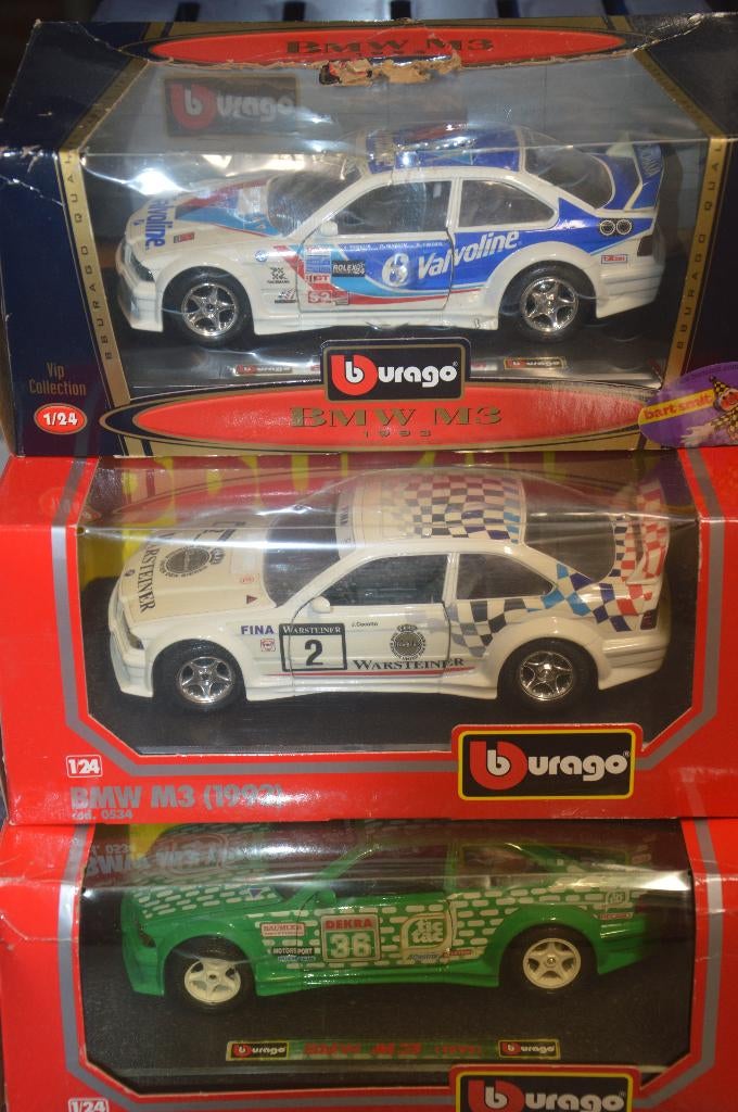 3 x  BMW   M3, Ophalen of Verzenden, Nieuw, Auto, Bburago
