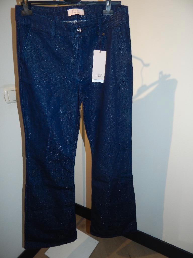 Studio Anneloes Nieuwe broek robbi denim troussers lurex S.M