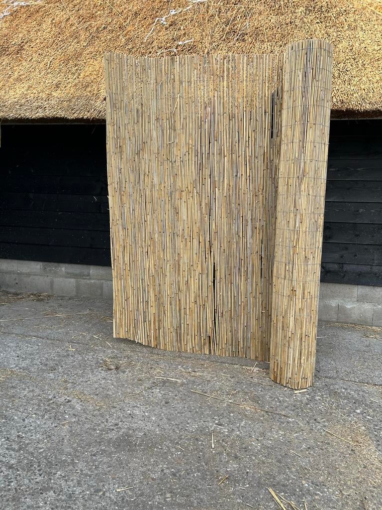 Rietmatten rietplaten natuurlijk schutting wandafwerking