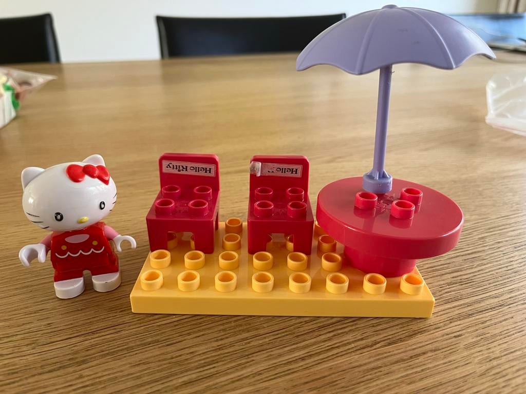 Hello Kitty bouwblokken, Ophalen of Verzenden, Zo goed als nieuw, Complete set, Duplo
