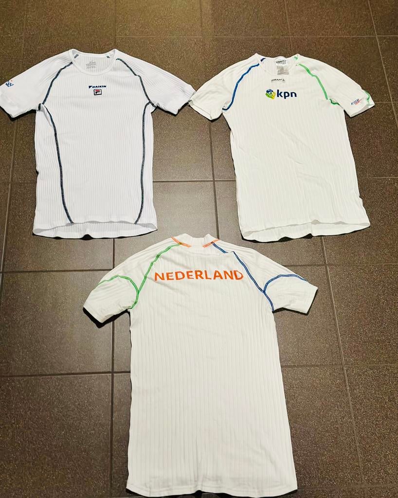 Thermoshirt ondershirt zweetshirt skishirt shirt nedeland XL, Wit, Maat 56/58 (XL), Ophalen of Verzenden, Zo goed als nieuw