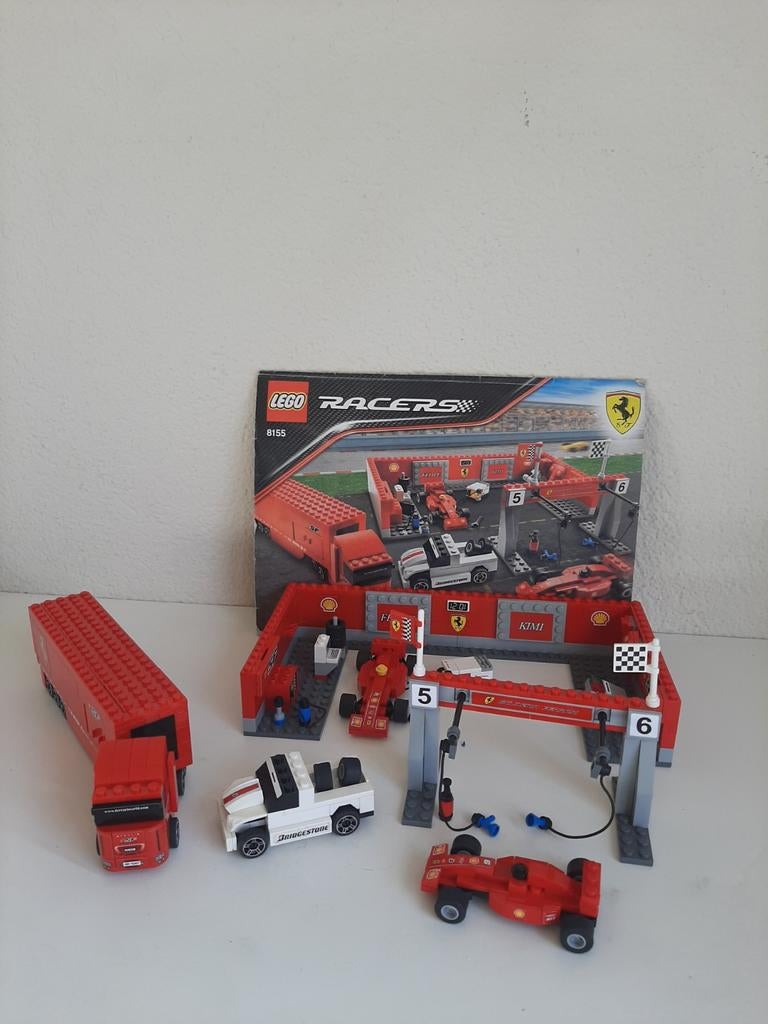 Lego Racers Ferrari 8155 - Compleet, Kinderen en Baby's, Speelgoed | Duplo en Lego, Ophalen of Verzenden, Zo goed als nieuw, Complete set