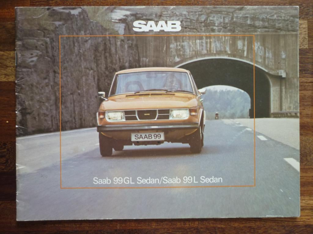 Saab 99 GL (1975/1976), Boeken, Auto's | Folders en Tijdschriften, Nieuw, Overige merken, Ophalen of Verzenden