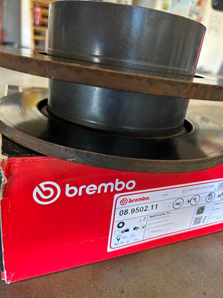 Brembo Remmenset Audi A3 8P - Zo goed als nieuw!, Auto-onderdelen, Remmen en Aandrijving, Ophalen of Verzenden, Gebruikt, Audi