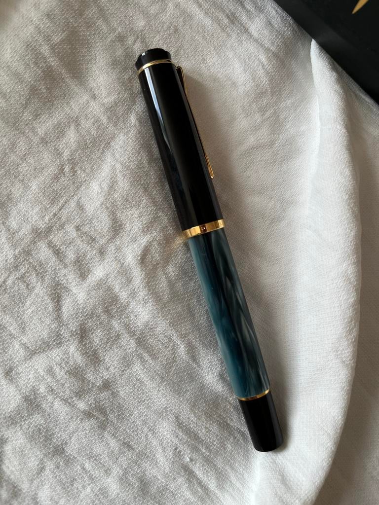 Pelikan M120 vulpen – groen/zwart –, Ophalen of Verzenden