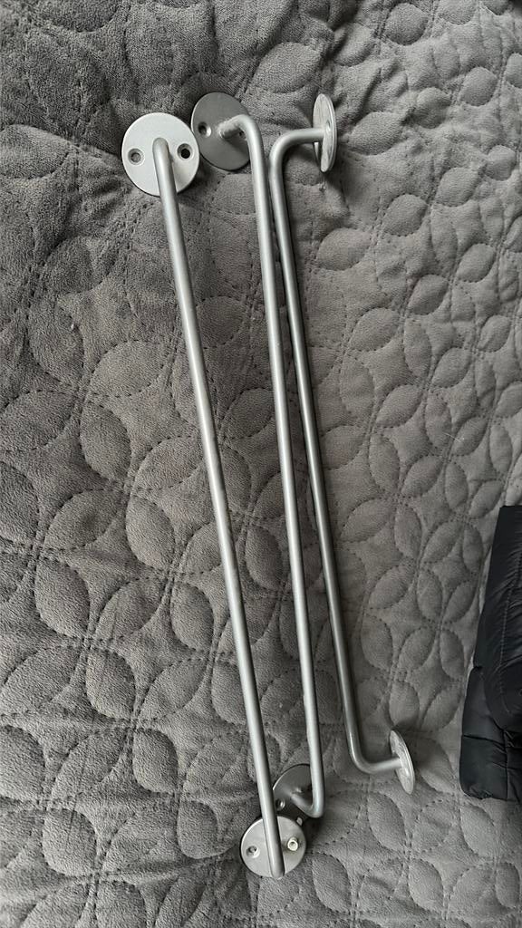 3 metalen wandrekken met haken voor sieraden/ keuken, Ophalen, Zo goed als nieuw