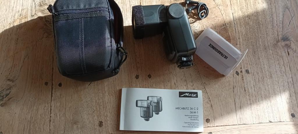 Metz mecablitz flitser, Ophalen of Verzenden, Gebruikt, Metz, Kantelbaar