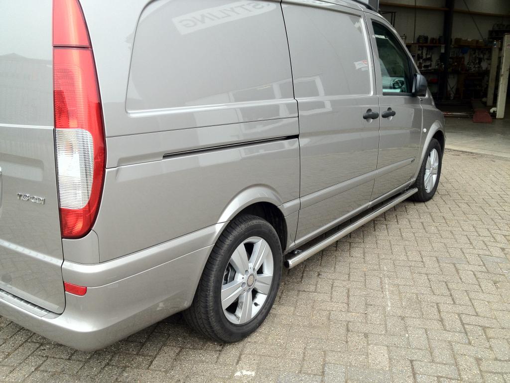 Mercedes-Benz Vito W639 (na 2003) Sidebars ronde buis, Niet ingevuld, Niet ingevuld, Niet ingevuld