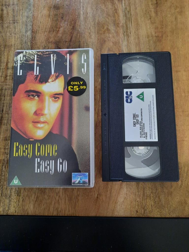 Elvis Presley - Easy Come,  VHS - Origineel Collector, Alle leeftijden, Ophalen of Verzenden, Gebruikt, Overige genres