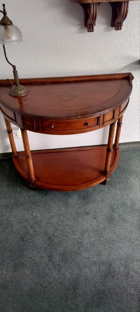 Kersenhouten sidetable met lade - 93x47x74 cm, Ophalen, Gebruikt, 50 tot 100 cm, 25 tot 50 cm