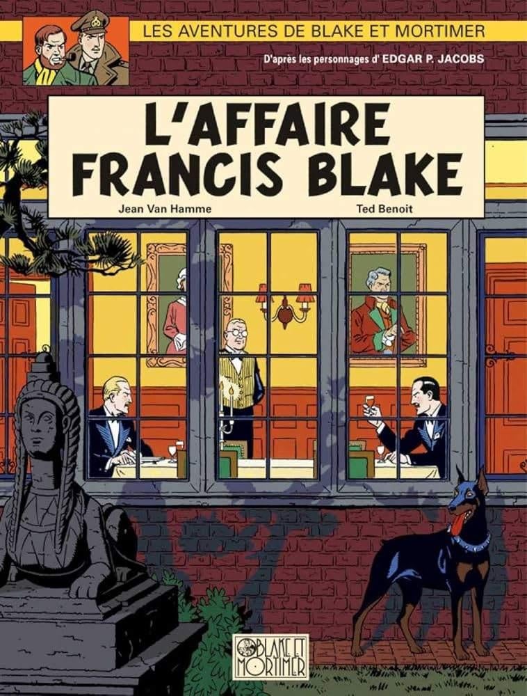 L AFFAIRE FRANCIS BLAKE edgar p jacobs BLAKE ET MORTIMER hc, Eén stripboek, Ophalen of Verzenden, Zo goed als nieuw