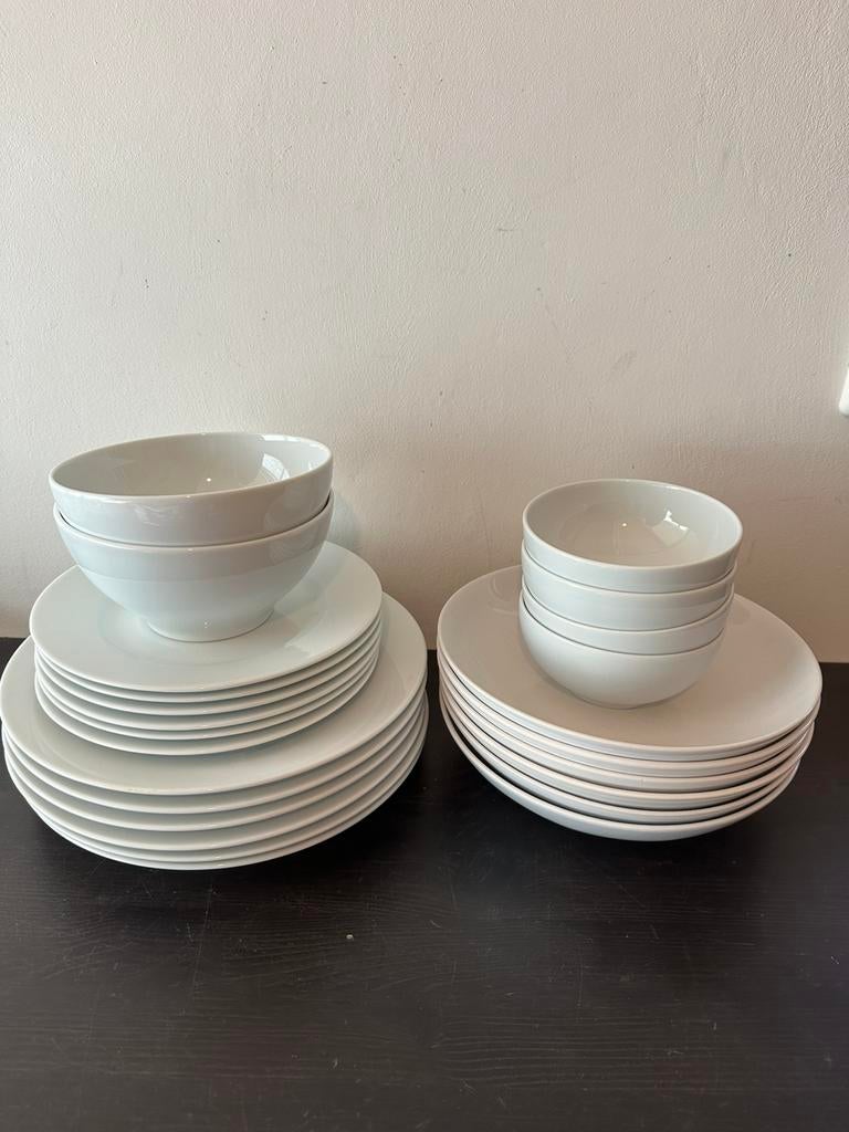 Ikea wit servies 365+, Ophalen, Aardewerk, Overige stijlen, Bord(en)