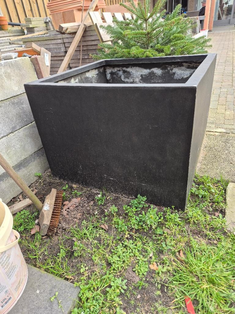 Bloembak, Ophalen, Kunststof, Balkon, Vierkant