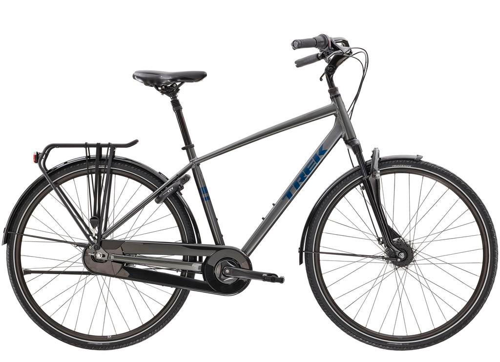 Trek District 2 equipped grijs heren 49cm 28inch, 49 tot 53 cm, Nieuw, Overige merken, Versnellingen