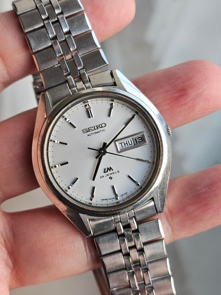 Vintage Seiko LM Automatisch Herenhorloge, Ophalen of Verzenden, Seiko