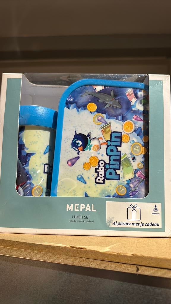 Mepal lunchbox en beker set - Rabo PinPin editie, Huis en Inrichting, Ophalen of Verzenden, Nieuw