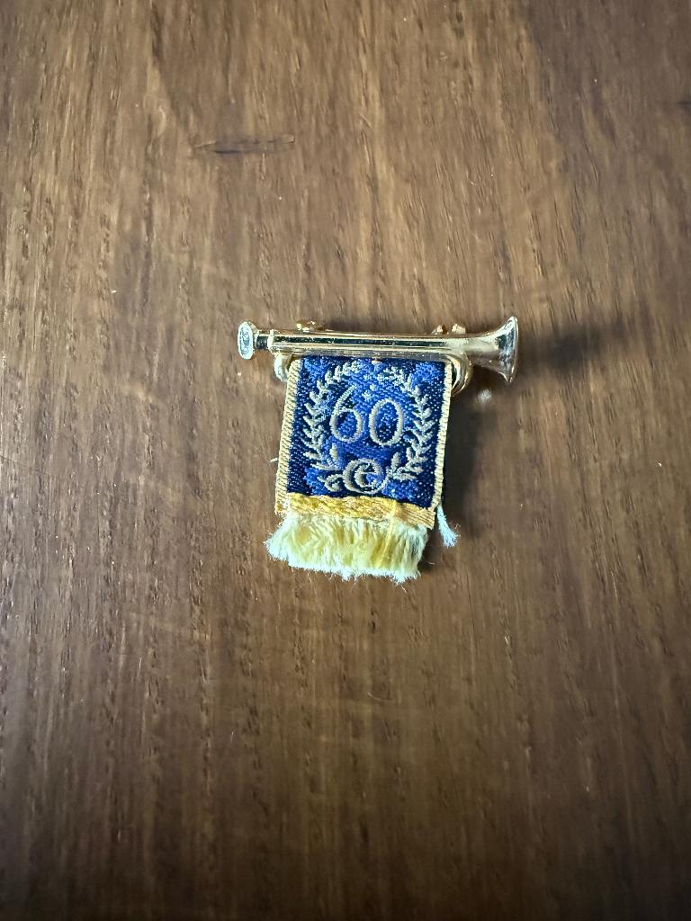 Efteling pin - Vaantje 60 jaar - Blauw, Verzenden, Nieuw, Button of Speldje