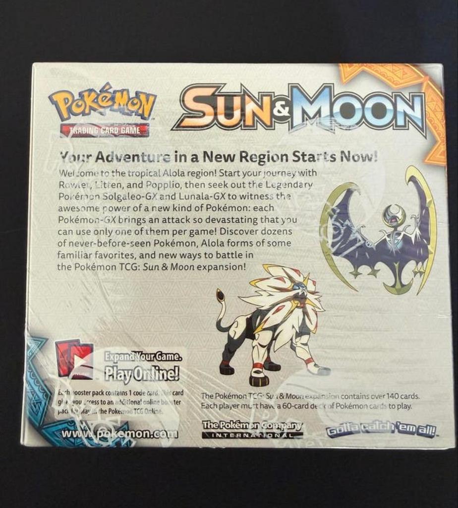 Pokémon TCG Sun & Moon Booster Box - Nieuw & Geseald, Hobby en Vrije tijd, Verzamelkaartspellen | Pokémon, Ophalen of Verzenden