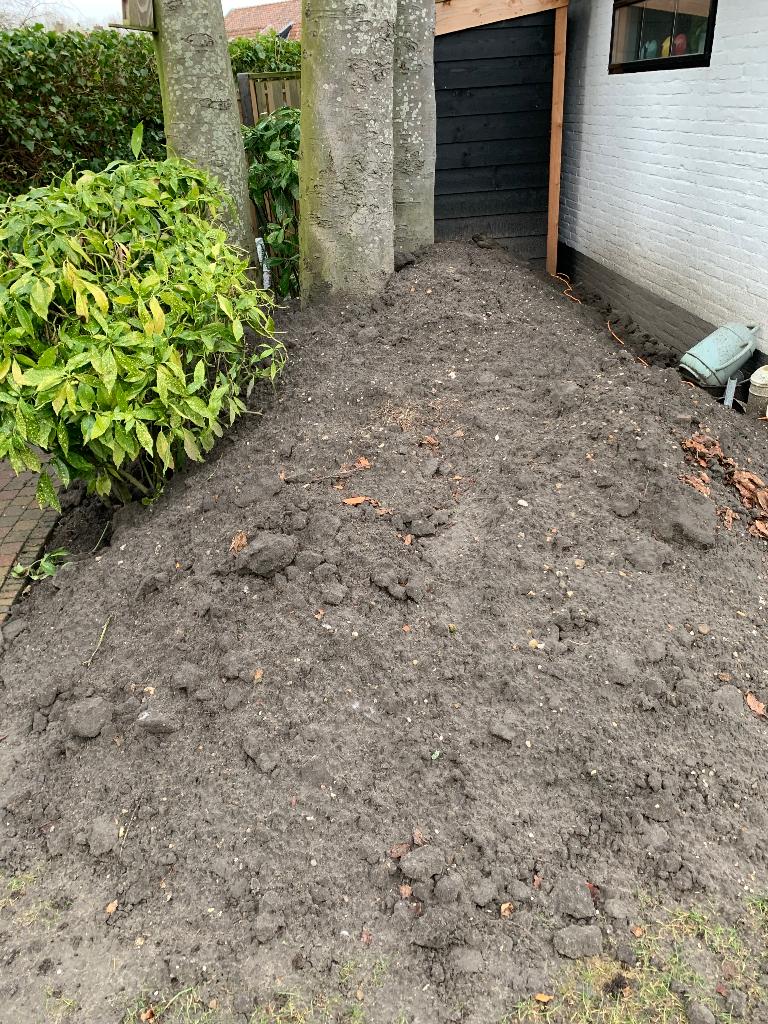 Schone grond 2 a 3  m3 gratis af te halen, Ophalen, Overige typen