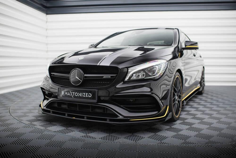 Race Voorlip sideskirt diffuser - AMG CLA 45 C117 17-19, Ophalen of Verzenden