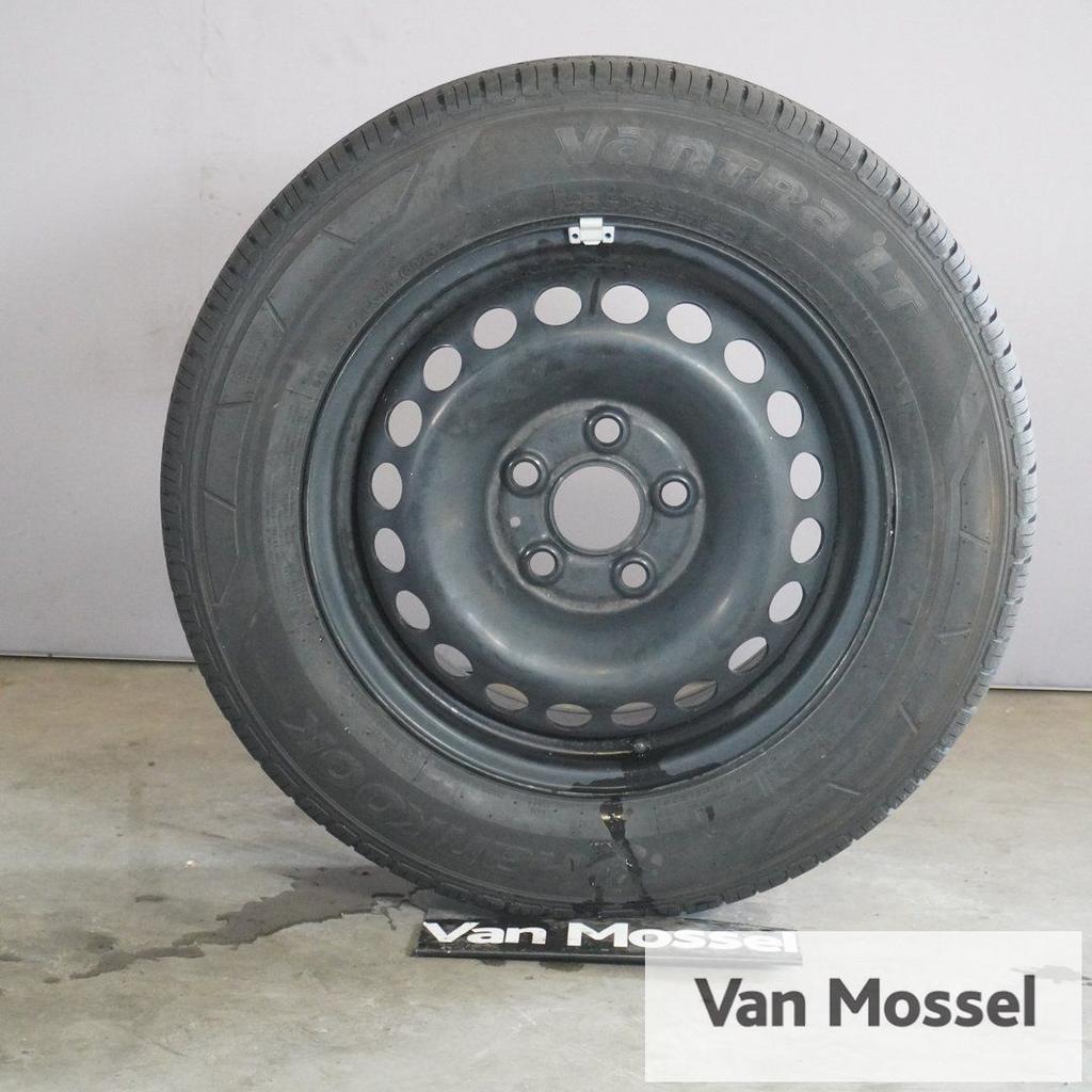 Stalen wielenset Hankook Vantra 205/65/R16 107/105T, Gebruikt, -, Banden en Velgen, Zomerbanden