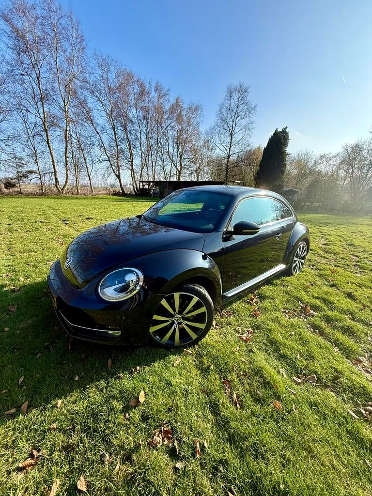 Volkswagen Beetle (Kever) 1.4 TSI 118KW 2014 Zwart., Auto's, Voorwielaandrijving, 15 km/l, 4 cilinders, Zwart