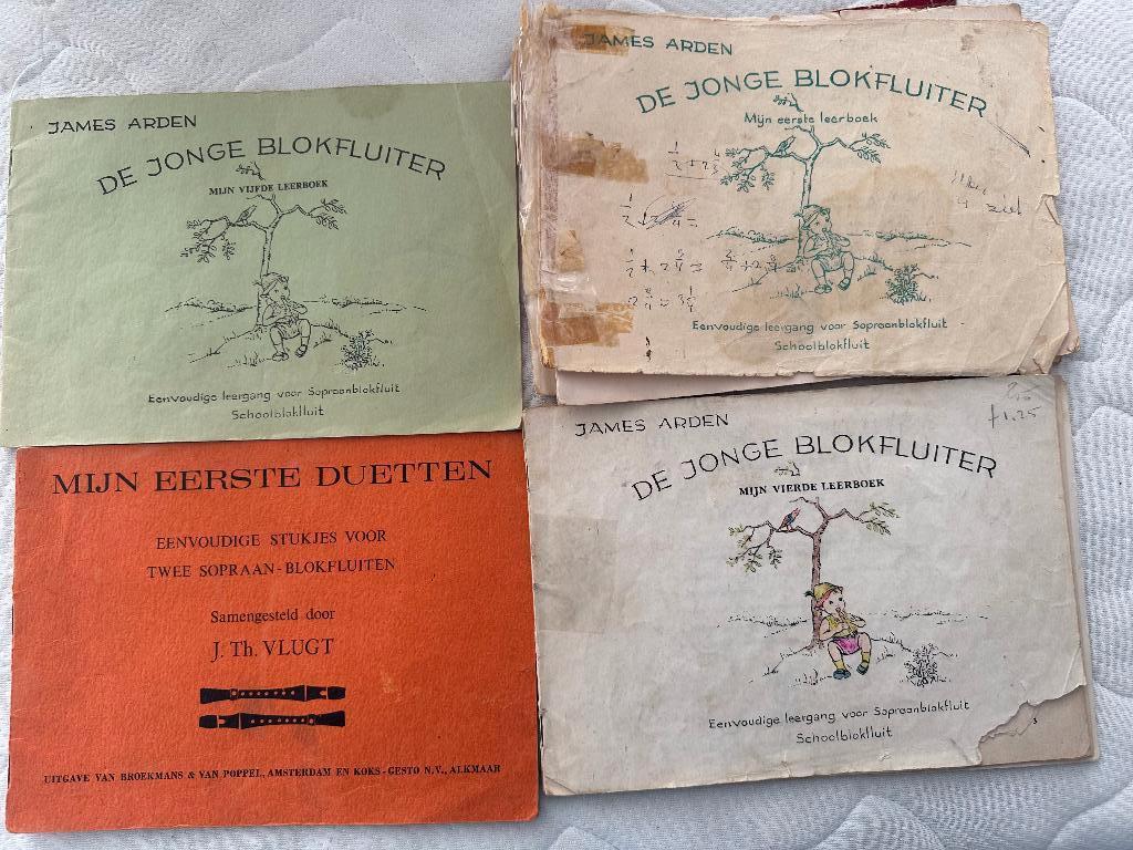 blokfluit muziek boekjes, Ophalen, Gebruikt, Overige typen