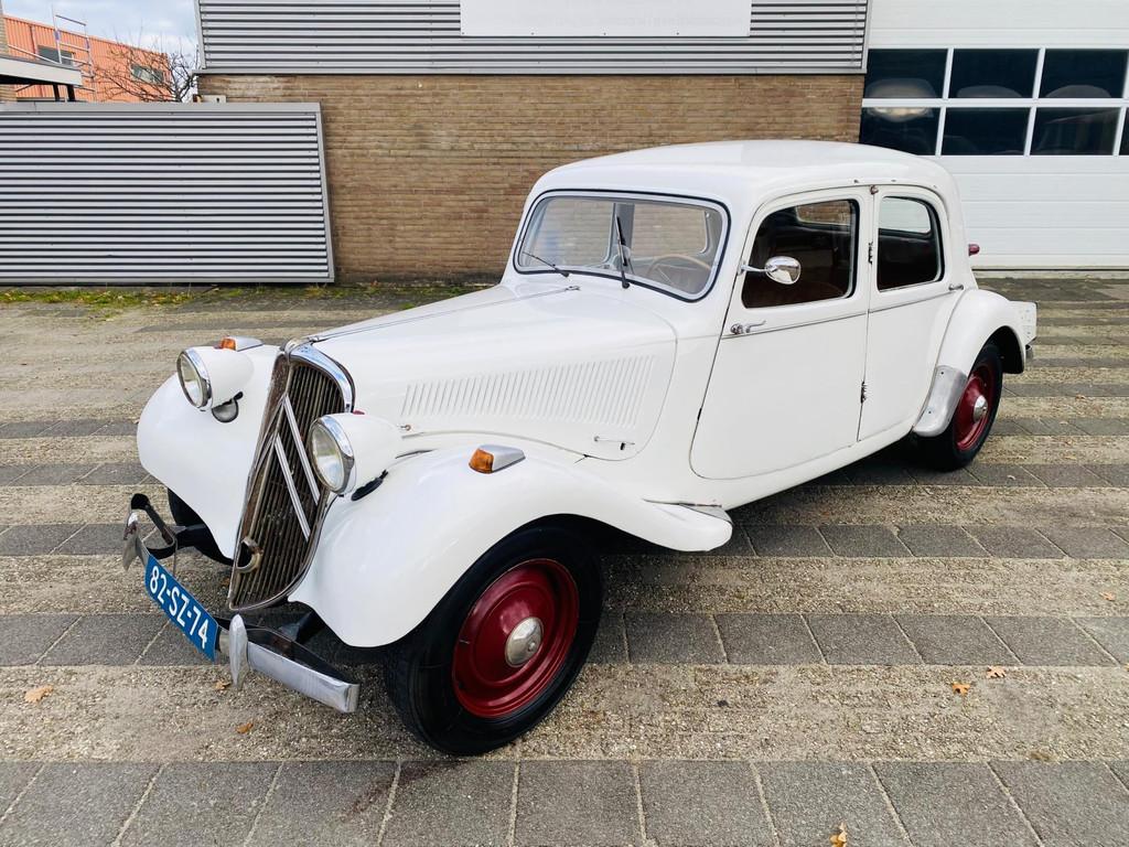 Citroen Traction 11 1952 wit, Gebruikt, Overige modellen, 4 cilinders, Wit