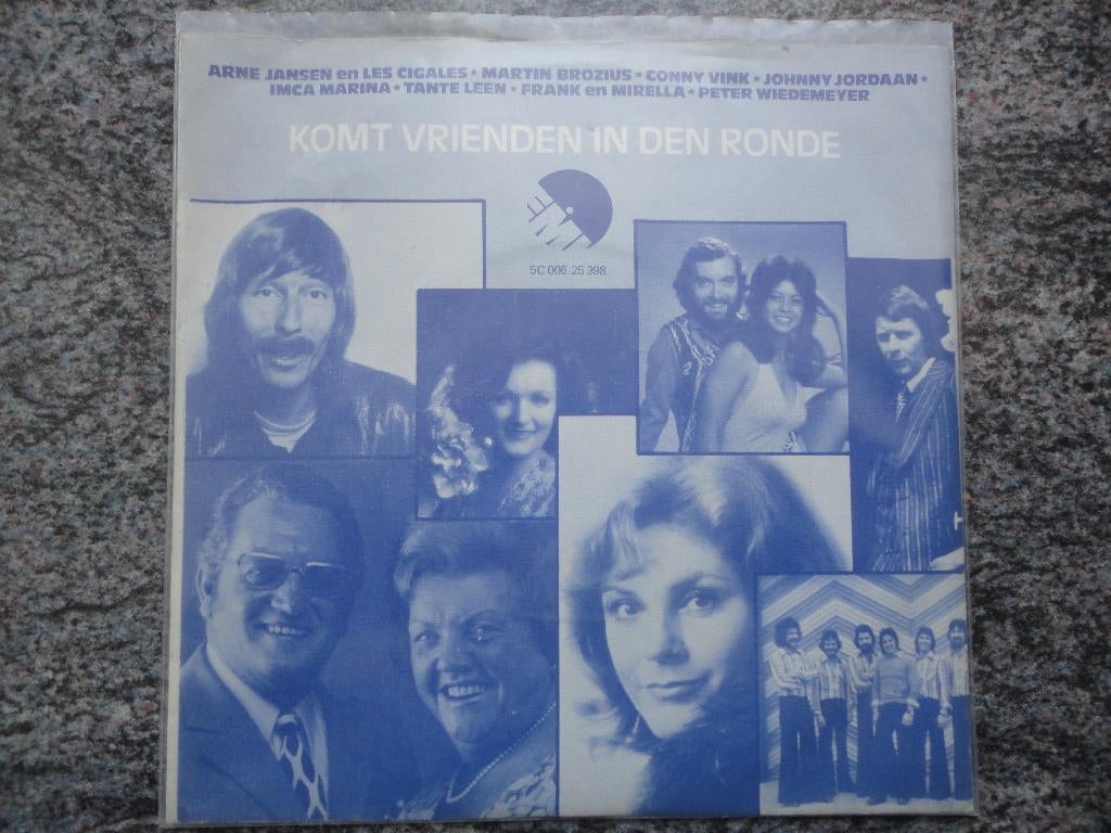 Diverse Artiesten NL-Komt vrienden in den ronde NL 1976 FH, Gebruikt, 7 inch, Single, Ophalen of Verzenden