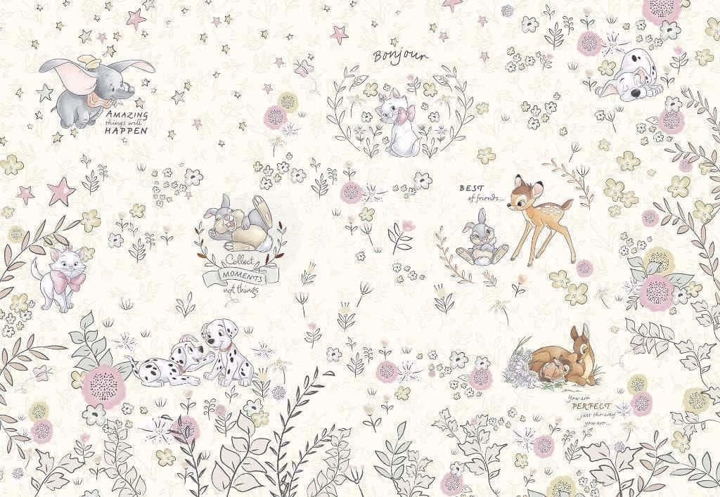 Disney Classics Dieren Behang - 368x254 - Gratis Verzending, Ophalen of Verzenden, Minder dan 10 m²