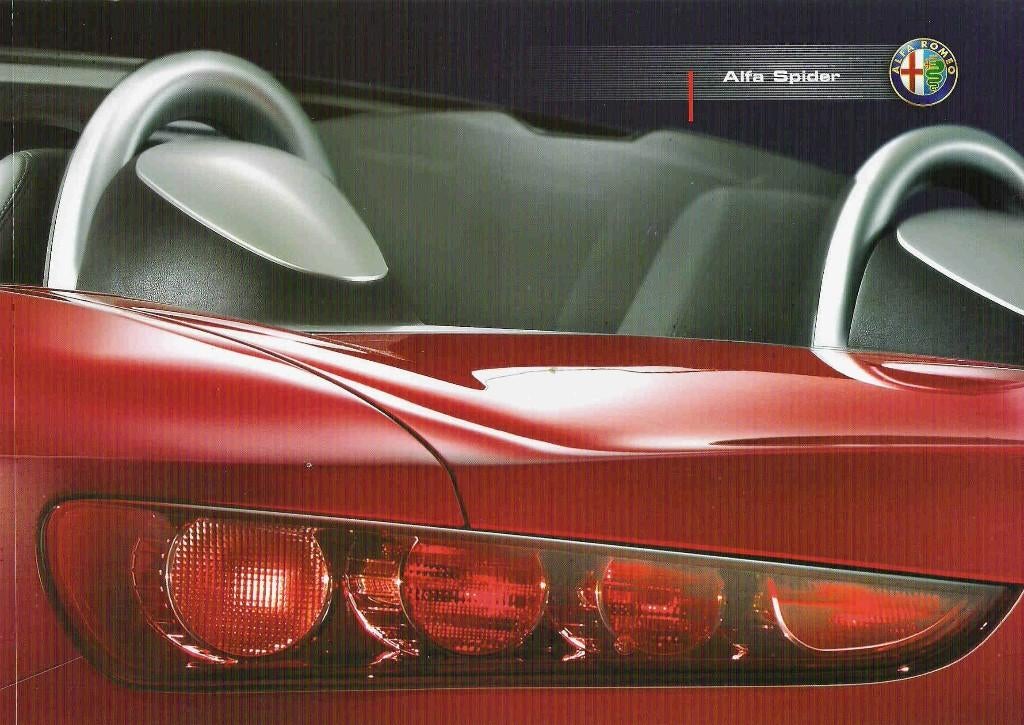 Alfa Romeo Spider folder, Ophalen of Verzenden, Zo goed als nieuw, Alfa Romeo