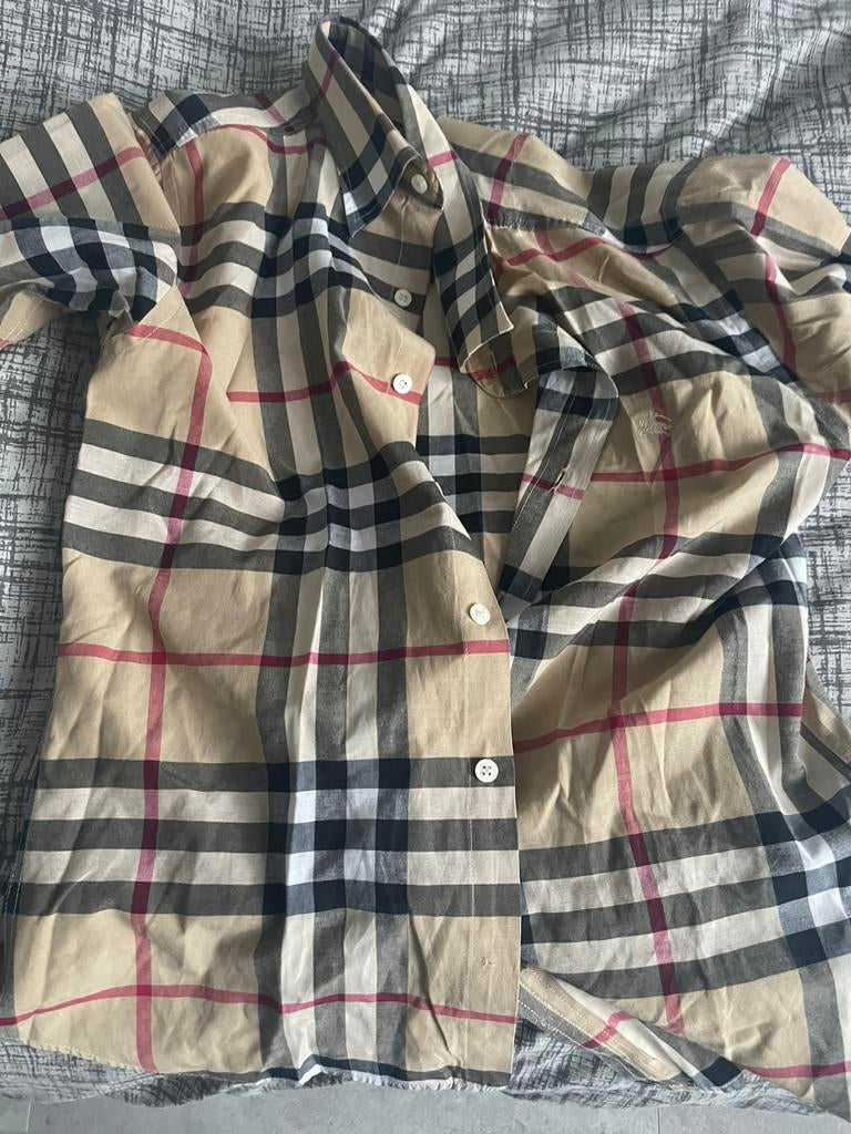 Burberry Blouse Maat M, Ophalen of Verzenden, Zo goed als nieuw, Halswijdte 39/40 (M)