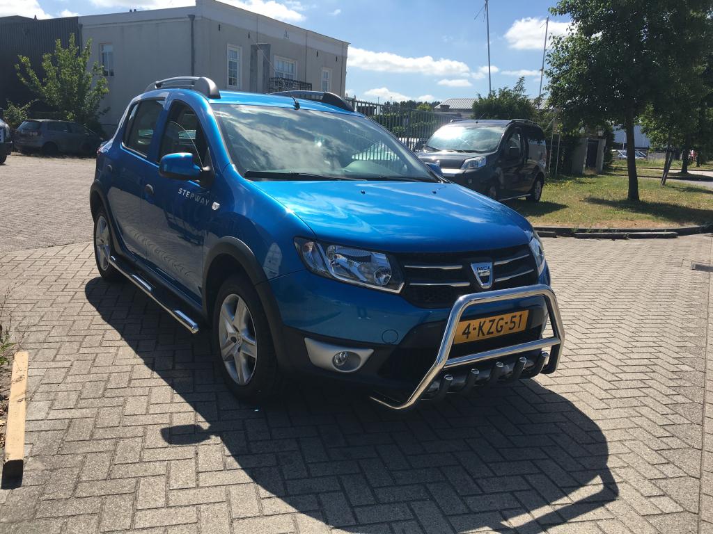 Dacia Sandero Pushbar Bullbar met carterbescherming, Ophalen, Niet ingevuld, Niet ingevuld, Niet ingevuld